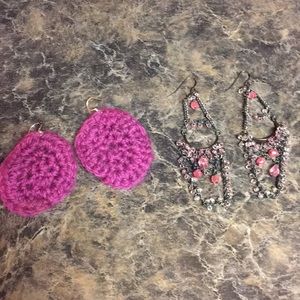 Two pairs of earrings